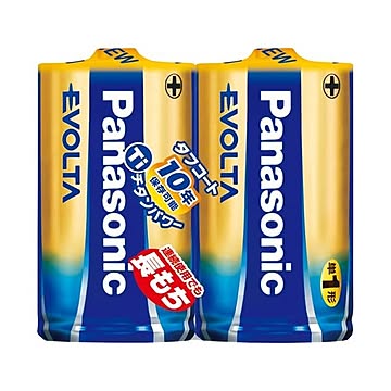 （まとめ） Panasonic 単1エボルタ 2個LR20EJ／2SE×10セット