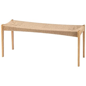 東谷 完成品 ベンチ ACE-76 幅105x奥行36x高さ46cm ペーパーコード