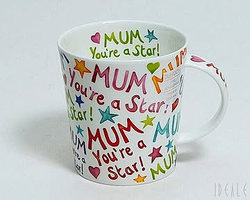 ダヌーン マグ LOMOND ママが一番素敵！ MUM YOU'RE A STAR Dunoon Mug