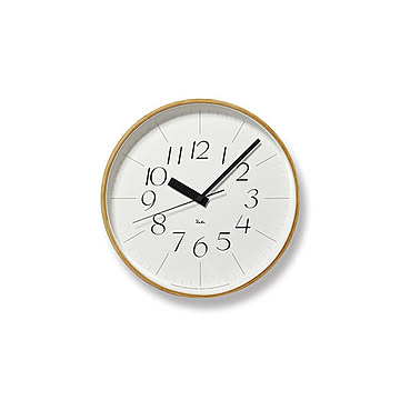 Lemnos レムノス RIKI CLOCK RC リキ クロック アールシー WR08-26 / WR08-27 電波時計  掛時計 掛け時計 ウォールクロック 壁掛け時計