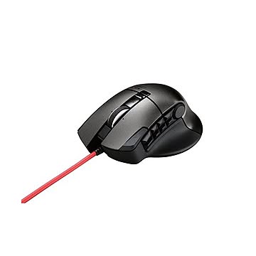 エレコム ゲーミングマウス/有線/MMOゲーミング/DUXシリーズ/14ボタン/3500dpiブラック M-DUX50BK