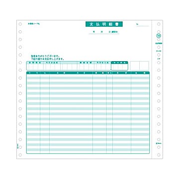 まとめヒサゴ 支払明細書 9_1/2×9インチ2P GB700 1箱200セット×3セット