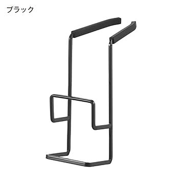山崎実業 タワー 蛇口にかけるスポンジホルダー ブラック