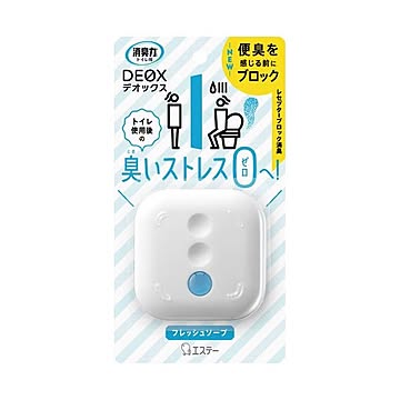 （まとめ） エステー 消臭力 DEOX 本体 フレッシュソープ （×10セット）