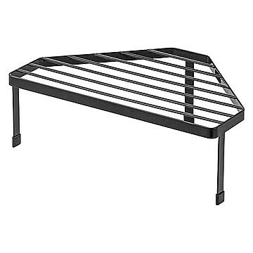 山崎実業 タワー 排気口カバー上コンロコーナーラック ブラック