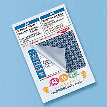 貼り直しができる目隠しシール(2面付) 管理No. 4969887414989