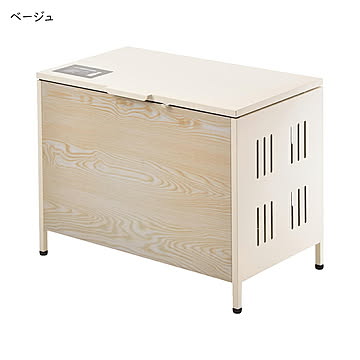 屋外ゴミ収納庫 組立式 Lucre Mサイズ ONGS0396 幅820x奥行475x高さ615mm B.Bファニシング