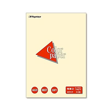 まとめ 長門屋商店 Color Paper B5 特厚口 レモン ナ-4402 1冊50枚  ×30セット