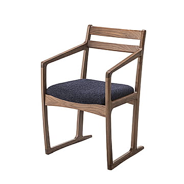 東谷 アームチェア JPC-126WAL 幅51x奥行52x高さ78cm