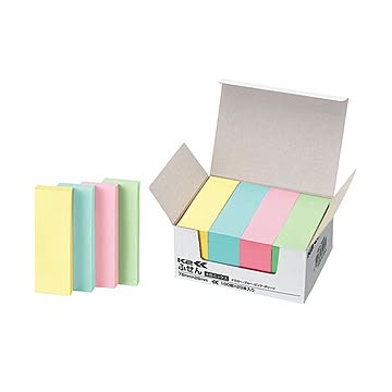 (まとめ) コクヨ ふせん（K2） 75×25mm4色ミックス K2メ-7525 1パック（20冊）  【×10セット】