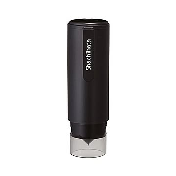 （まとめ） シヤチハタ ネーム9 着せ替えパーツキャップレスホルダー ブラック XL-9PCL1 1個 【×5セット】