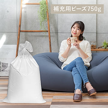 ビーンズMAX 補充用ビーズ 750g 【プラザセレクト】