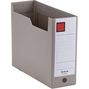 (業務用100セット) キングジム Gボックス/ファイルボックス 【A4/ヨコ型】 PP製 幅103mm 4633N グレー