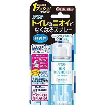 大日本除虫菊（金鳥） クリーンフロートイレのニオイがなくなるスプレー200回用無香性 × 6 点セット