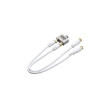 YAZAWA アンテナ分波器  ケーブル30cm  SV/WHATS48S302
