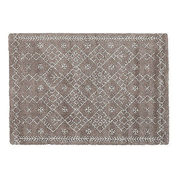 萩原 ROYAL NOMADIC ウィルトン織り ラグ ブラウン 約135×190cm