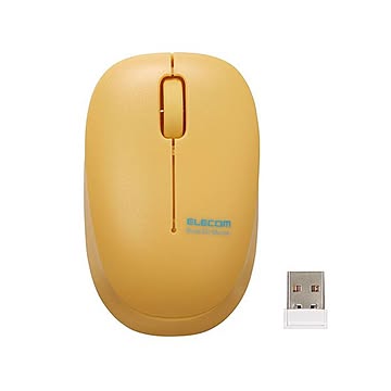 エレコム ワイヤレスマウス 無線 2.4GHz 抗菌 静音 BlueLED 子供用 小学生 Sサイズ イエロー オンライン学習 M-BL20DBSKYL