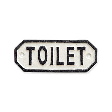 ドアプレート サインプレート TOILET トイレ POSHLIVING ポッシュリビング