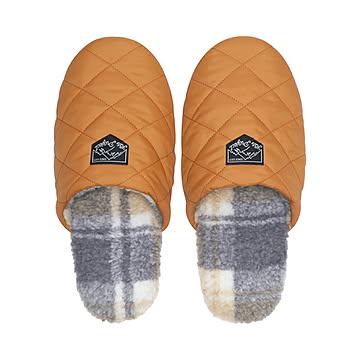 キルティングダウン調ソフトスリッパ L 【プラザセレクト】