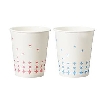 （まとめ）川西工業 うがい用紙コップ シャイン150ml（5オンス）#9500-1 1セット（3000個：100個×30パック）【×3セット】