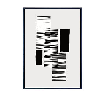ART abstract Hand painted illustrations アートポスター（フレーム付き） m12933