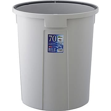 ベルク 5セット ダストボックス 70N ライトグレー 丸型 本体 フタ別売