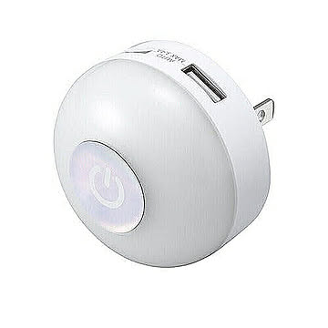 YAZAWA スイッチ式ライト NASWN26WH