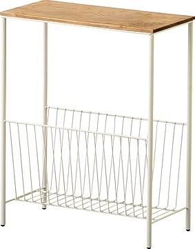 東谷 サイドテーブル W40×D20×H50 アイボリー