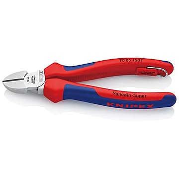 KNIPEX（クニペックス）7005-160TBK 斜ニッパー 落下防止（BK）