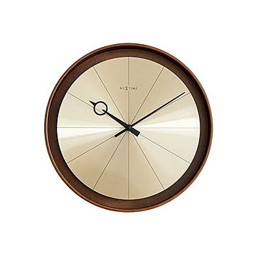 NEXTIME ネクスタイム PastPresent Series DISK ディスク (掛時計/スイープムーブメント) NXT-J043/NXT-J044 掛け時計 壁掛け時計 スイープセコンド