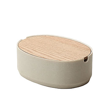 ideaco イデアコ Oval Box M-Low オーバルボックス Mサイズ-低タイプ ID1103 小物入れ 整理整頓 デスク周り 収納 玄関 ギフト ソーイングボックス スタッキング 文房具
