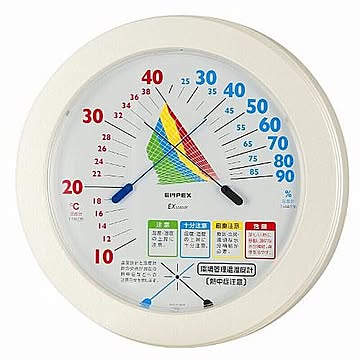 EMPEX 温度計 環境管理 温・湿度計「熱中症注意」 掛用 TM-2482 管理No. 4961386248201
