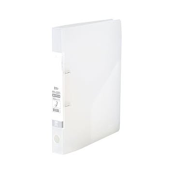 （まとめ） リヒトラブ リクエスト・D型リングファイル A4判タテ型（背幅34mm） G2220-1 クリヤー 1冊入 【×5セット】