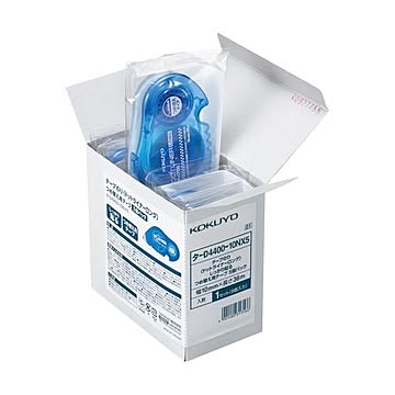 （まとめ） コクヨ テープのり ドットライナーロングしっかり貼るタイプ つめ替え用 10mm×36m タ-D4400-10NX5 1パック（5個） 【×3セット】