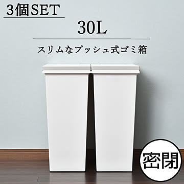 エバン 30L 密閉プッシュペール 2個セット