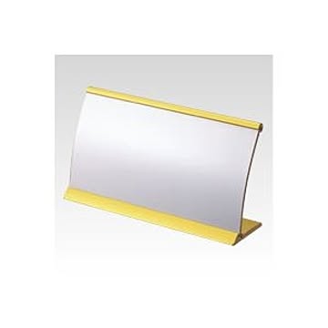 （まとめ） R型カード立 CR-KD21-GD ゴールド 1個入 【×2セット】