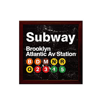 Sign Frame 400seires subway アートポスター（フレーム付き） m13110