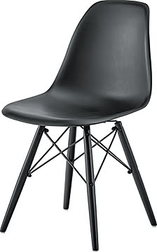 ブラック チェア W44×D53×H79×SH44