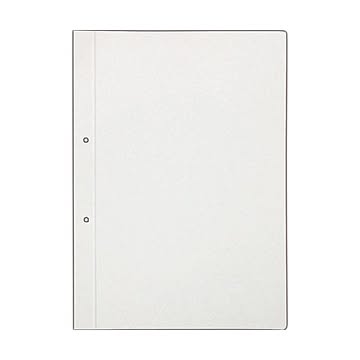 (まとめ) TANOSEE 板目表紙 A4タテ 2穴 業務用パック 1パック（50組100枚） 【×5セット】
