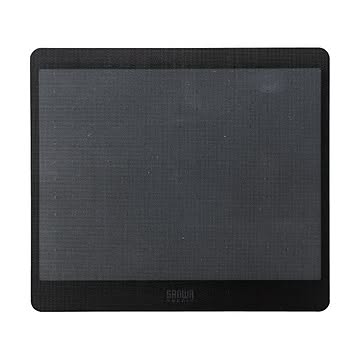 (まとめ) サンワサプライ オリジナルマウスパッドブラック MPD-HASA2BK 1枚 【×30セット】