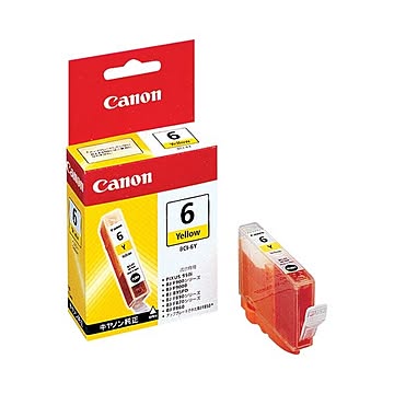 （まとめ） キャノン Canon インクタンク BCI-6Y イエロー 4708A001 1個 【×10セット】