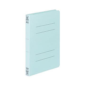 (まとめ) コクヨ フラットファイルV(樹脂製とじ具) B6タテ 150枚収容 背幅18mm 青 フ-V13B 1パック(10冊)  【×10セット】