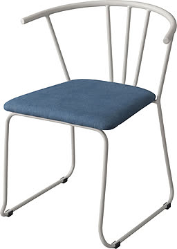 アームチェア インディゴ W56.5×D57×H73×SH45