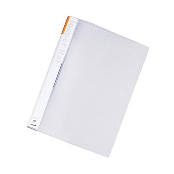 (まとめ) リヒトラブ ルーパーフラット A4タテ2穴 100枚収容 黄 F-52-5 1セット(25冊) 【×5セット】