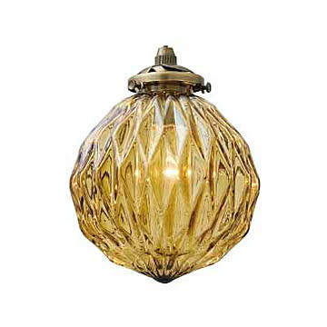 インターフォルム ベリル ペンダントライト LT-3803 アンバー LED電球付