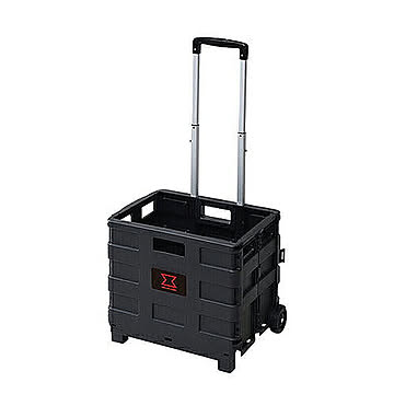 山善 YAMAZEN オリコンカート WOC-26-BK 管理No. 4983771835438
