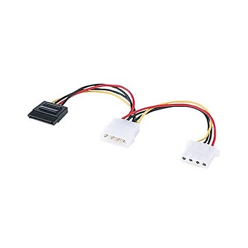 （まとめ） サンワサプライ シリアルATA電源ケーブル TK-PWSATA2N 【×5セット】