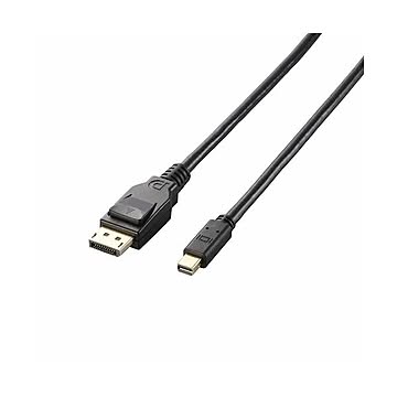 (まとめ)エレコム DisplayPort(TM)ケーブル CAC-DPM1220BK×2セット