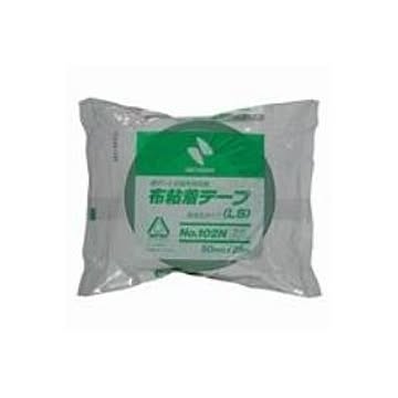 （まとめ）ニチバン カラー布テープ 102N-50 50mm*25m ライト緑【×10セット】