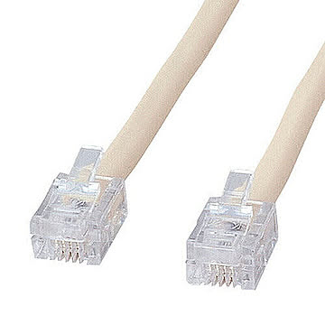 サンワサプライ シールド付ツイストモジュラーケーブル TEL-ST-5N2 管理No. 4969887760376